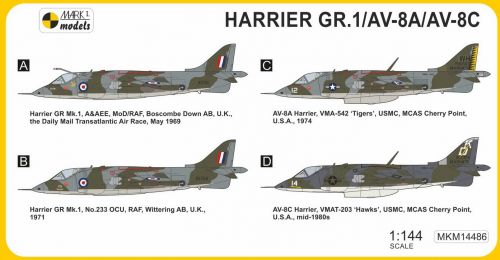 Harrier GR.1/AV-8A/AV-8C 'First Generation' Mark I Models