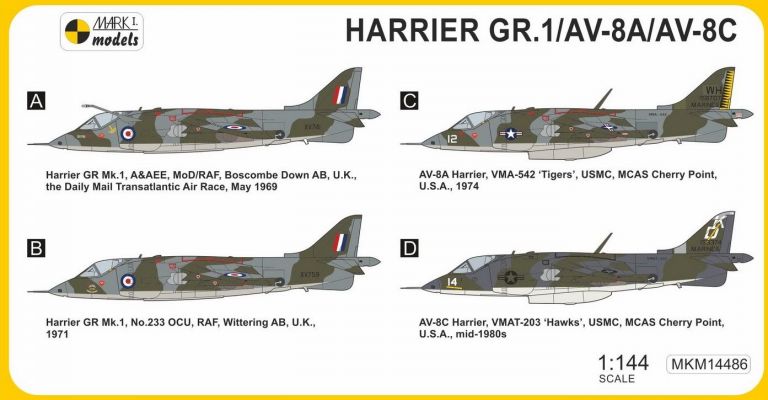 Harrier GR.1/AV-8A/AV-8C 'First Generation'