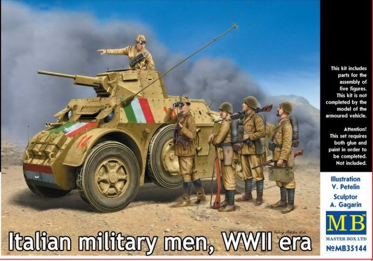Italian Military men WWII era 1:35