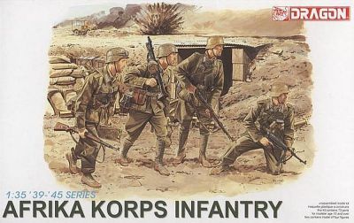 Afrika Korps Infantry 1:35 Dragon