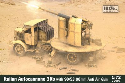 Italian Autocannone 3RO with 90/53 90mm AA Gun IBG Models