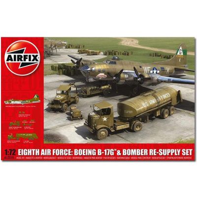 Eighth Air Force: Boeing B-17G & Bomber RE-Supply Set AIRFIX