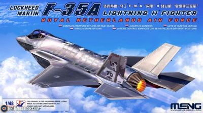 F-35A Lightning II Fighter -Royal Netherlands Air Force Meng Model