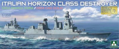 Italian Horizon Class Destroyer D553 Andrea Doria / D554 Caio Duilio 1:350 Takom