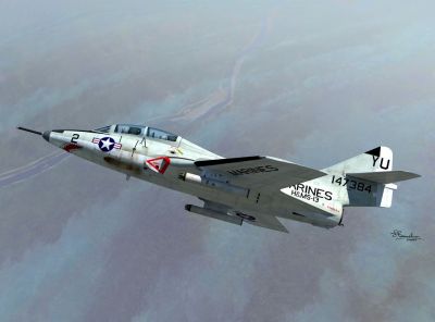 TF-9J Cougar Vietnam & Blue Angels Sword
