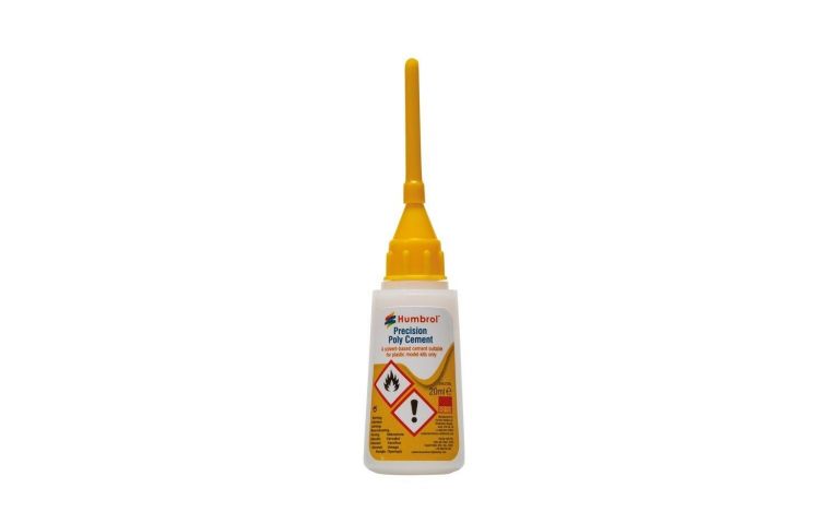 Precision polystirene Dispenser - Plastic Clear Cement - 20ml