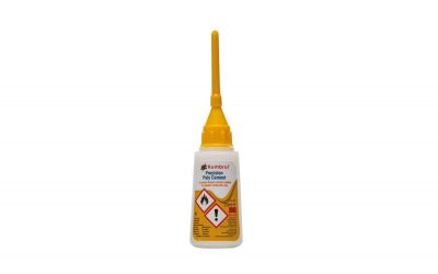 Precision polystirene Dispenser - Plastic Clear Cement - 20ml Humbrol
