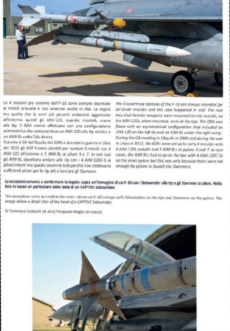 F-16 ADF: I Viper dell'Aeronautica Militare ed il Peace Cesar Program