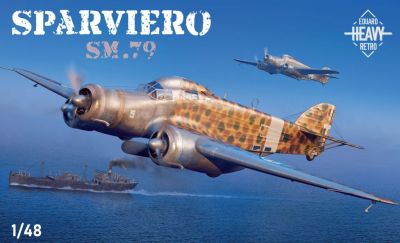 SAVOIA MARCHETTI S.M.79 SPARVIERO  1:48 Eduard