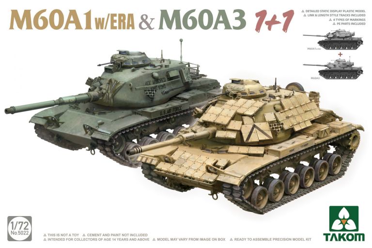 M60A1 w/ERA & M60A3  - 2 Kits in 1