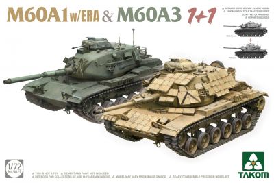 M60A1 w/ERA & M60A3  - 2 Kits in 1 Takom