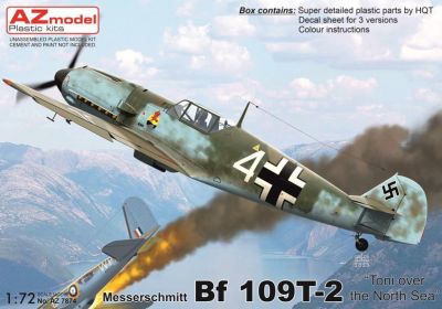 Messerschmitt Bf109T-2 Toni over the North Sea AZ Model