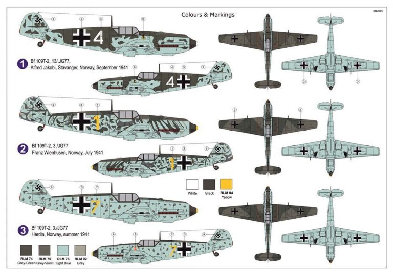 Messerschmitt Bf109T-2 Toni over the North Sea