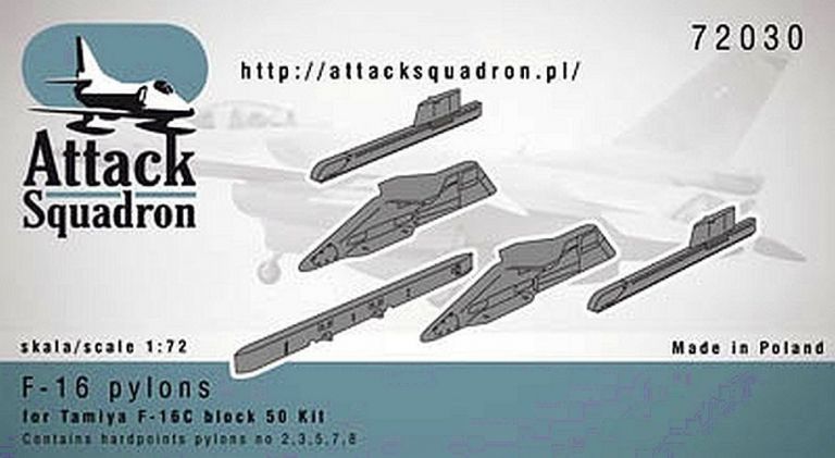 F-16 Pylons for Tamiya F-16C block 50 kit