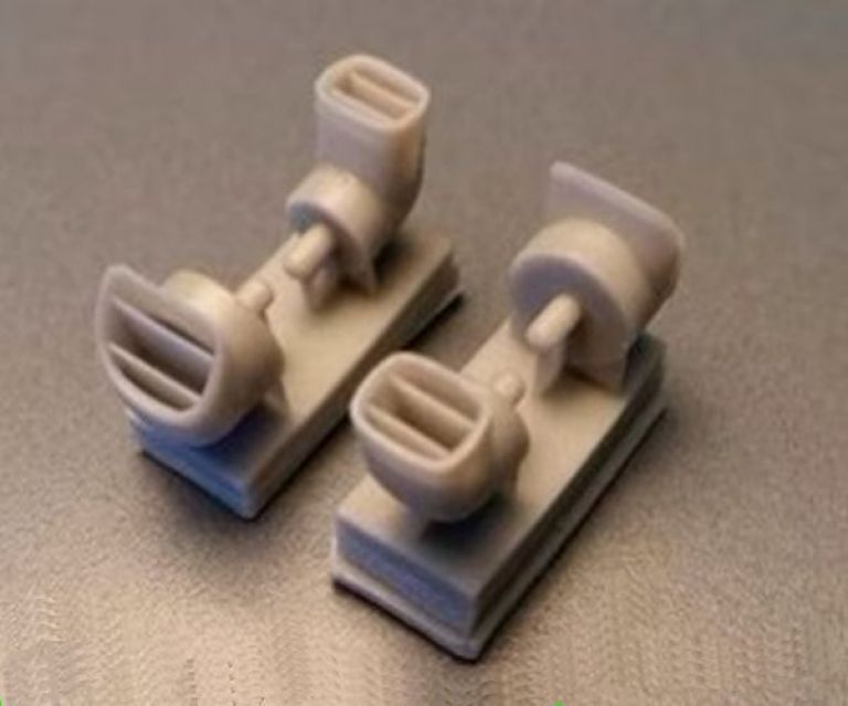 AV-8B Harrier GR 5/7/9 engine nozzles - Hasegawa -