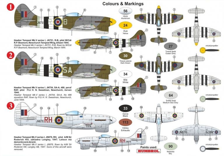 Hawker Tempest Mk. V "Series I" 1/72 KP Model