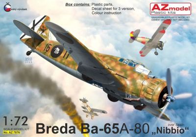 Breda Ba-65A-80 'Nibbio' Over Spain AZ Model