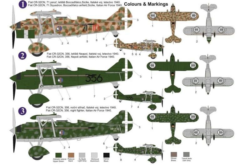 Fiat CR.32CN 'Freccia' Night Fighter