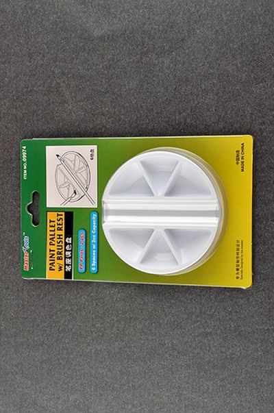 Paint Pallet with Brush Rest Master Hobby Tools