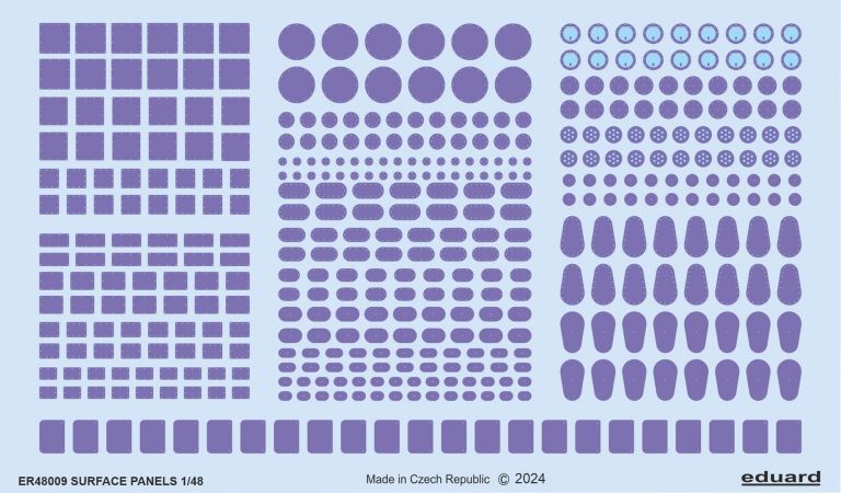 3D Surface Panels Decals 1:48