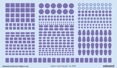 3D Surface Panels Decals 1:48 Eduard