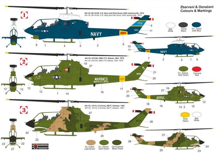 Bell AH-1G Huey Cobra „Late" KP Model