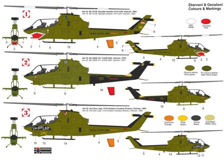 Bell AH-1G Huey Cobra „Early" KP Model