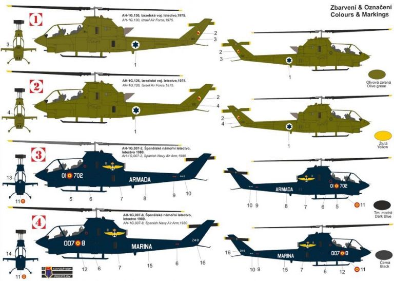 Bell AH-1G Huey Cobra „International" KP Model