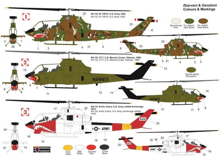 AH-1G Huey Cobra "Special Markings" KP Model