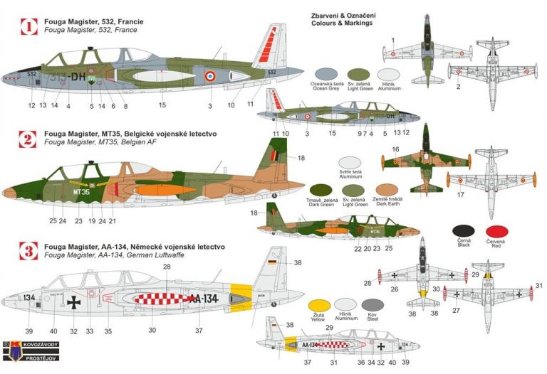 Fouga CM-170 Magister "Over Europe Pt.2"