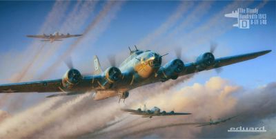The Bloody Hundredth 1943 B-17F Flying Fortress Eduard
