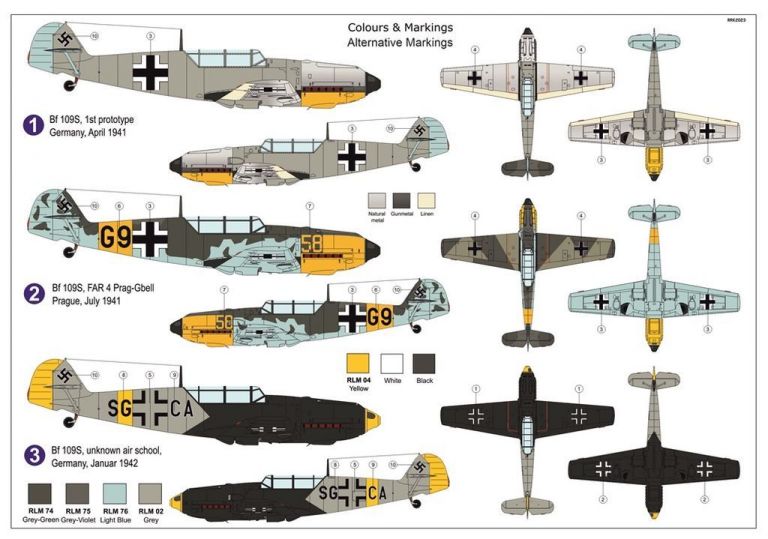 Messerschmitt Bf 109S "Schule Emil"