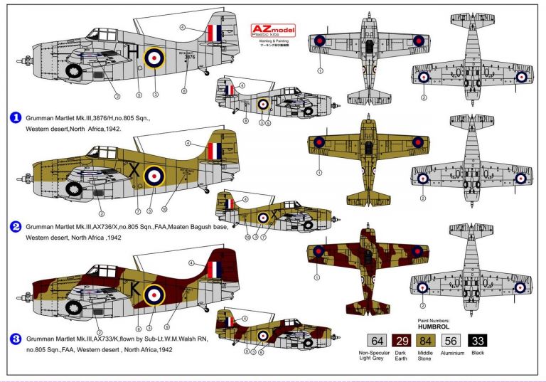 Grumman Martlet Mk.III AZ MODEL