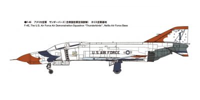 U.S. Air Force F-4E "Thunderbirds" with Pilot figures Fine Molds