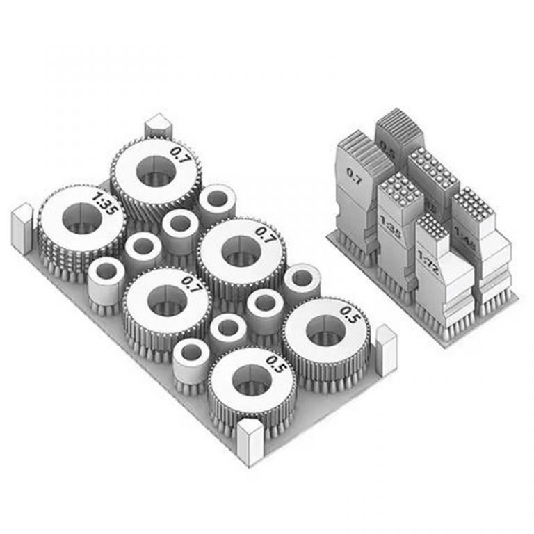 Anti-magnetic armor (Zimmerit) texturing tools