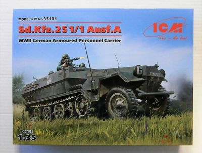 Sd.Kfz.251/1 Ausf.A WWII German Armoured Personnel Carrier ICM