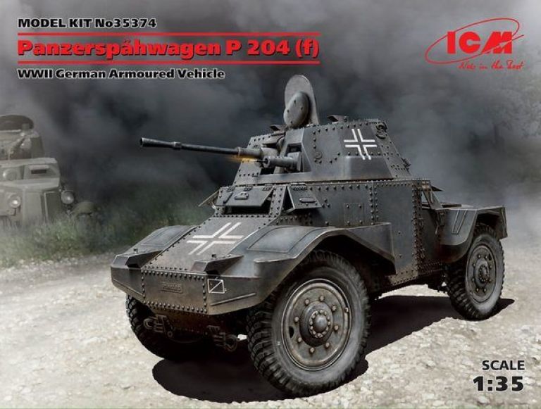 Panzerspahwagen P 204 (f) WWII German Armoured Vehicle