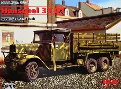 Henschel 33 D1 WWII German Truck ICM