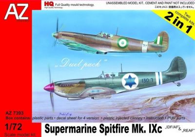 Supermarine Spitfire Mk. IXc "IDF/AF" & "Reaf" AZ MODEL