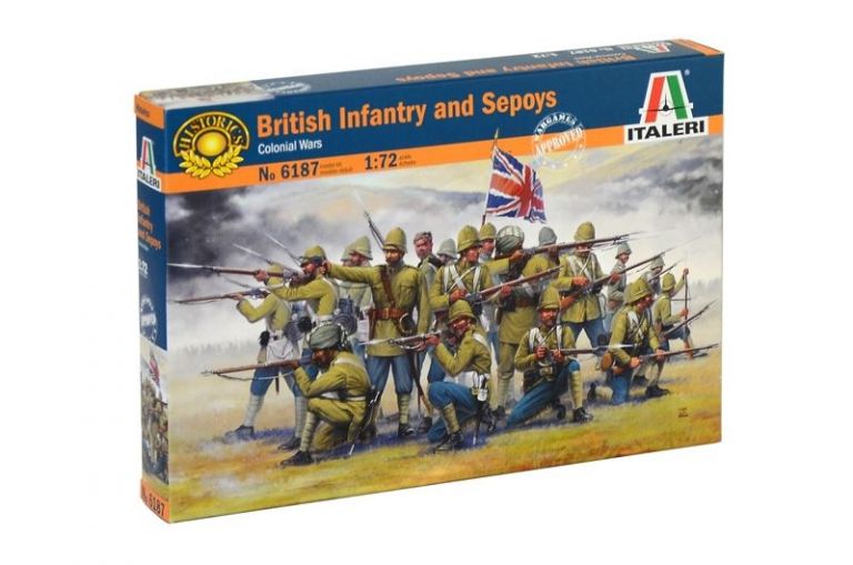 British Infantry and Sepoys Colonian Wars