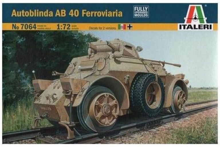 Autoblinda AB 40 Ferroviaria 1:72