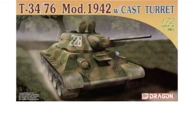 T-34/76 Mod. 1942 w/cast TURRET DRAGON