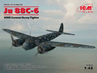 Ju 88C-6 WWII German Heavy Fighter ICM