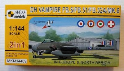 DH Vampire FB.5/FB.51/FB.52A/Mk.6 MARK I MODELS