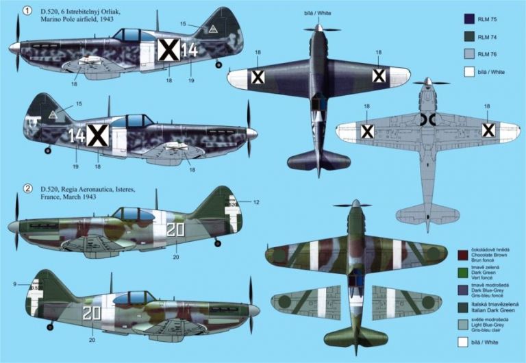 Devoitine D.520 Bulgaria