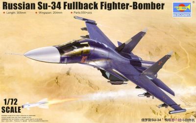 Russian Su-34 Fullback Fighter-Bomber TRUMPETER