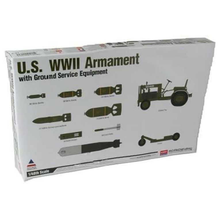 U.S.WWII Armament with Ground Service Equipment