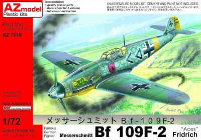 Messerschmitt BF 109F-2 " Aces" Fridrich AZ MODEL