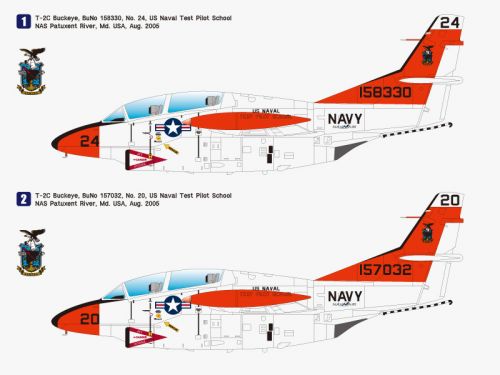 T-2C Buckeye 'USNTPS' US Navy Jet Trainer WOLFPACK