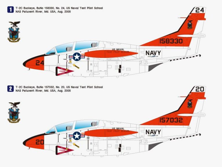 T-2C Buckeye 'USNTPS' US Navy Jet Trainer WOLFPACK